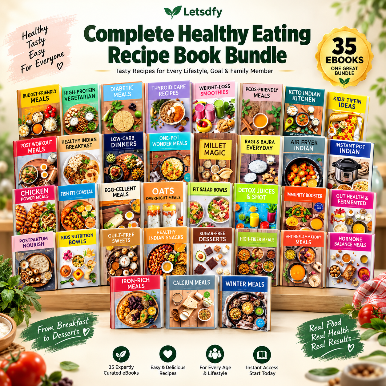 35 healthy recipe ebook bonus collection