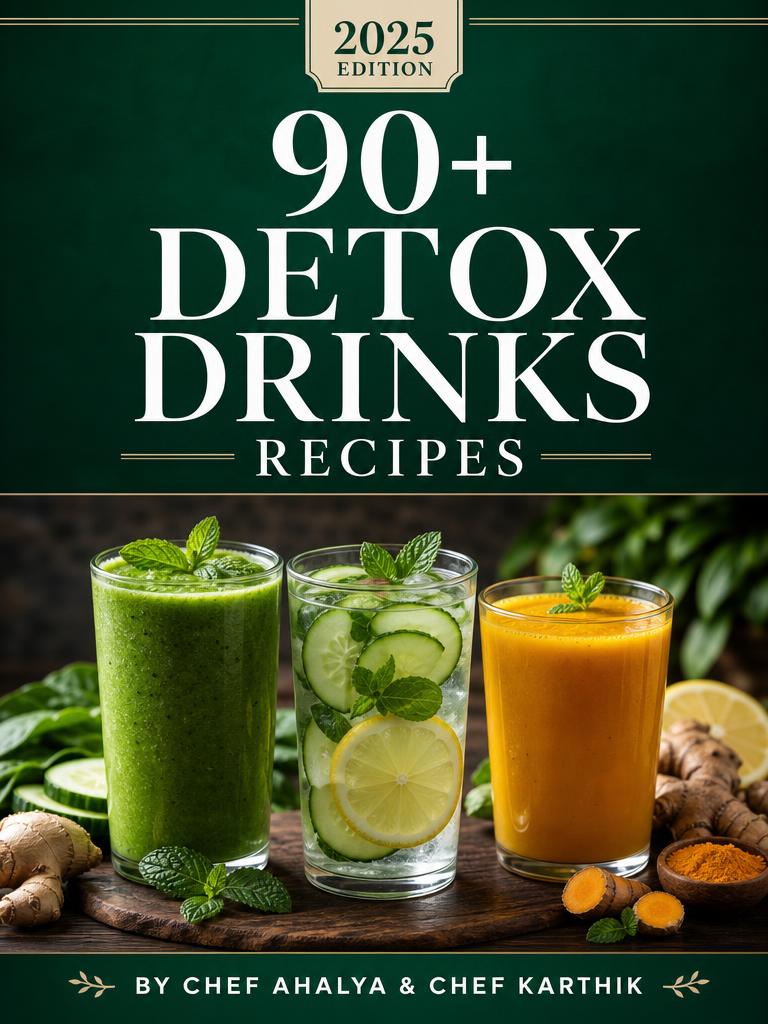 90+ Detox Drinks cookbook cover