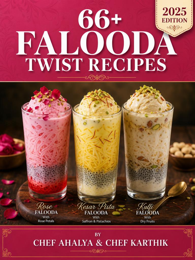66+ Falooda Twists cookbook cover