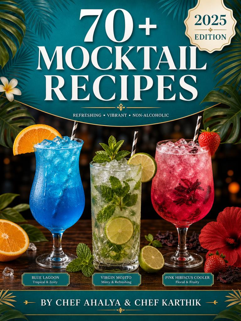 70+ Mocktail Recipes cookbook cover