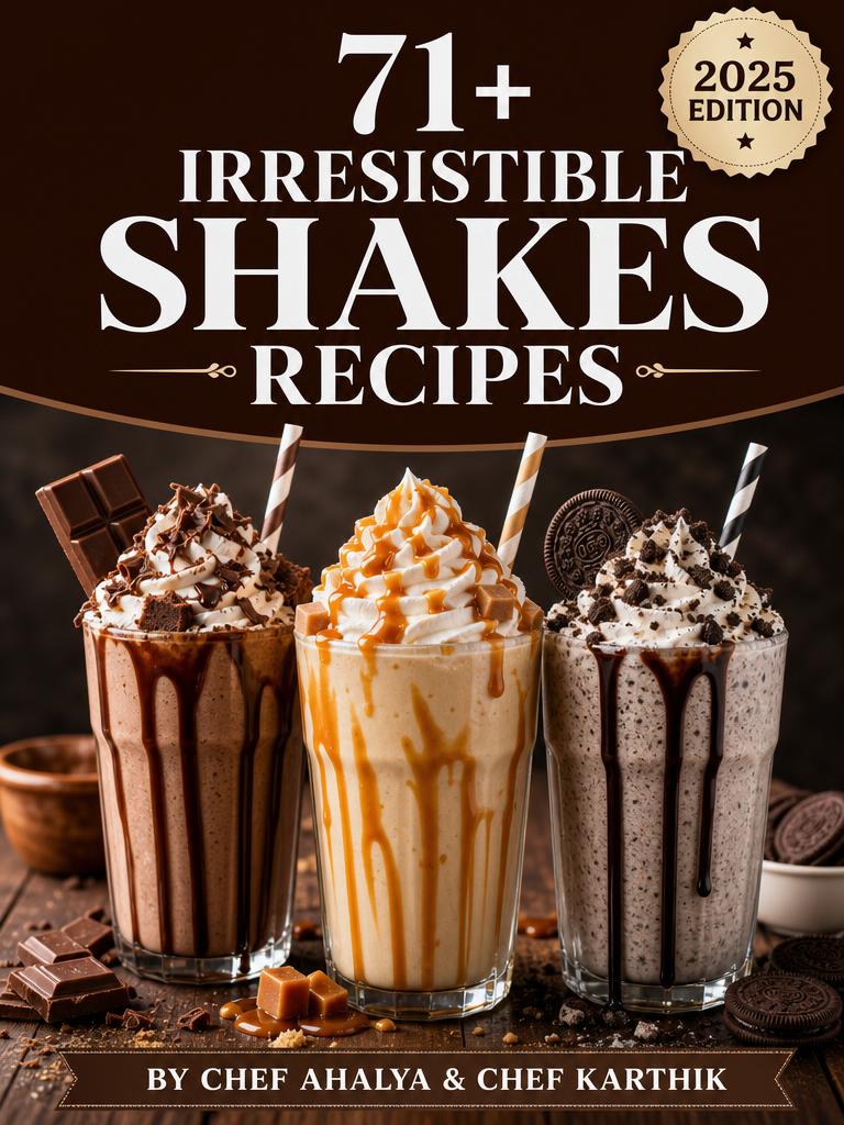 71+ Irresistible Shakes cookbook cover